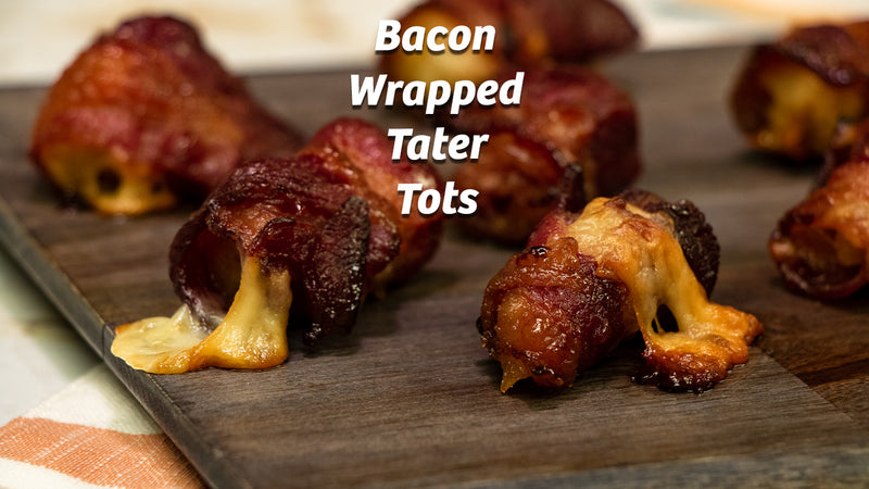 Cheesy Halal Bacon Tater Tots!