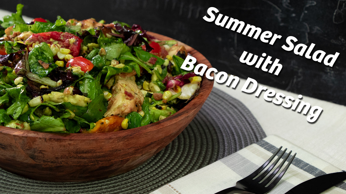 Tired Of Boring Salads? Try This Summer Salad With Bacon Dressing ...