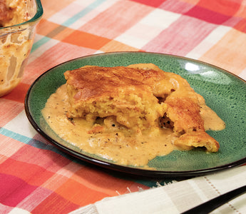 Cajun Chicken Cornbread Bake will make your weekend zesty!