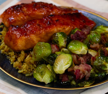 Quick, easy, and delicious bacon Brussel sprouts!
