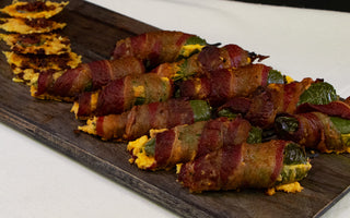 Quick and easy bacon jalapeño poppers!