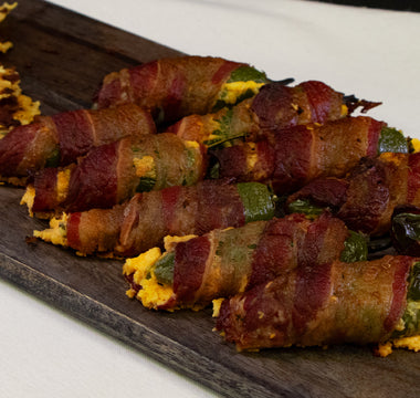 Quick and easy bacon jalapeño poppers!