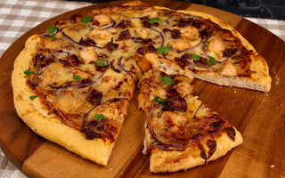 Homemade and Halal BBQ Chicken Pizza