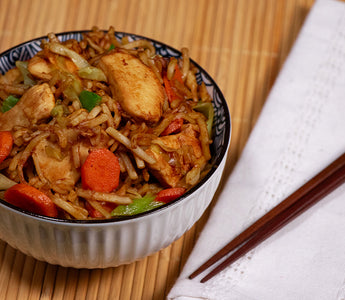 Quick and Easy Halal Chicken Lo Mein