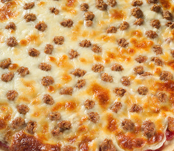 Nothings Better Than Homemade Pizza With Midamar's Seasoned Beef Topping!