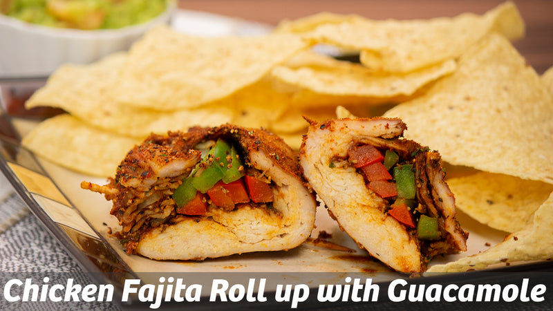 Chicken Fajita Roll Ups with Guacamole: Cooking with Cass