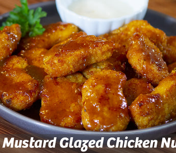 Cooking with Cass: Honey Mustard Glazed Chicken Nuggets