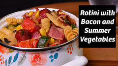 Rotini with Bacon and Summer Vegetables
