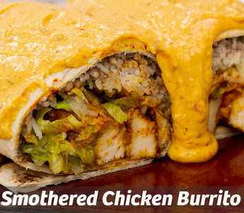 Smothered Chicken Burritos by Cooking with Cass!