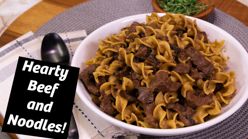 Hearty Beef and Noodles!