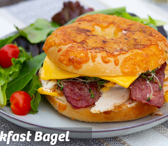 Cooking with Cass: Halal Breakfast Bagel