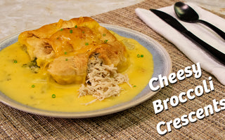Cheesy Broccoli Chicken Crescents