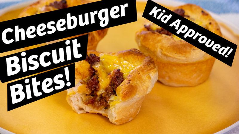 Kid Approved Cheeseburger Biscuit Bites