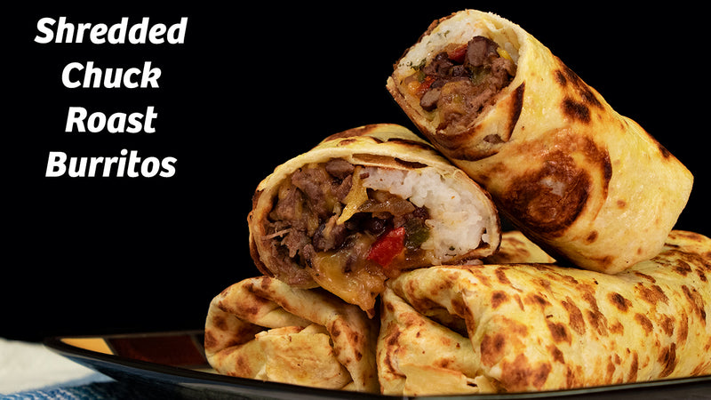 Tender Chuck Roast Burritos (chipotle hack)