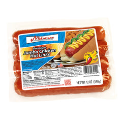 Halal Jumbo Chicken Hot Links