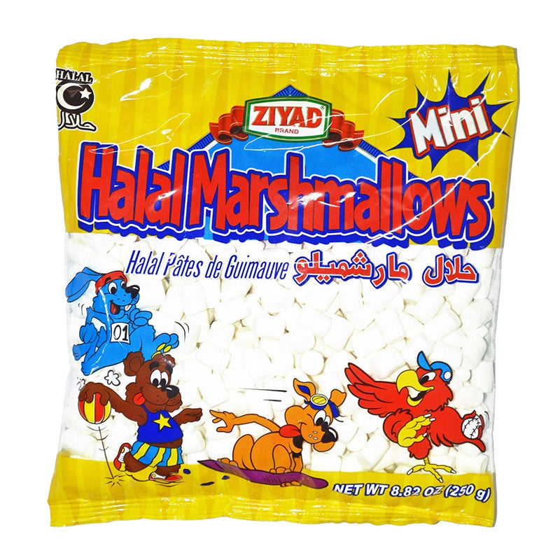 Bag of ziyad mini Halal marshmallows