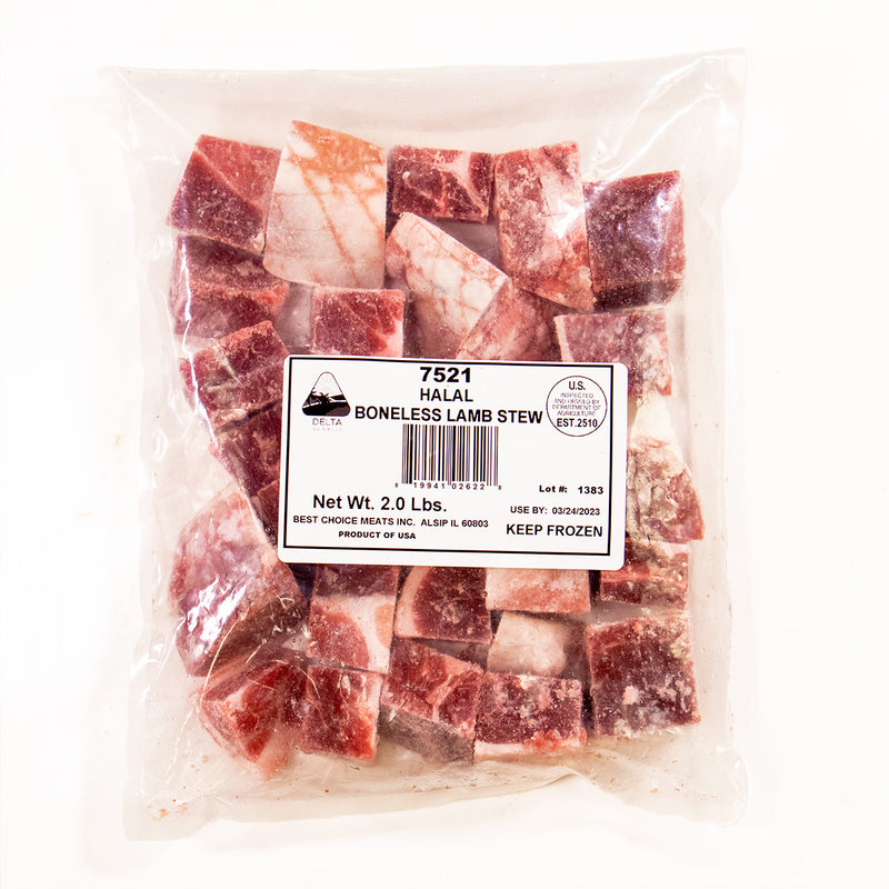 Halal Boneless Lamb Stew Meat